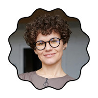 Woman with short hair and glasses for premium turn-key onboarding software